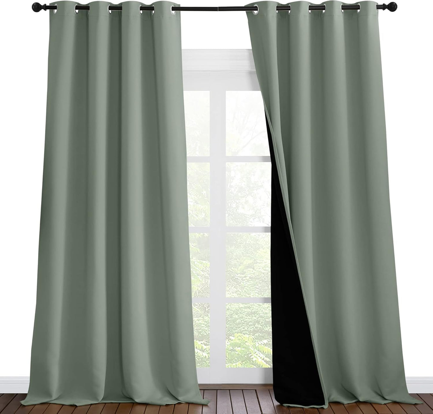 NICETOWN Full Shading Curtains for Windows, Heavy-Duty Blackout