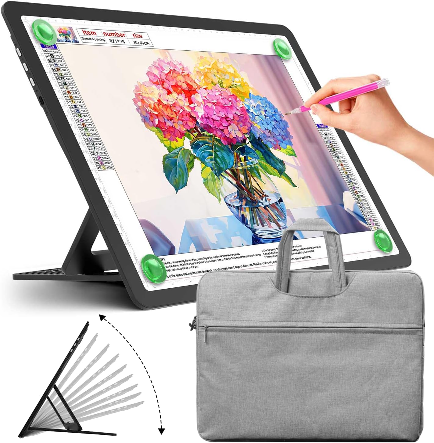 Zocelight Rechargeable A3 Light Board for Tracing & Drawing