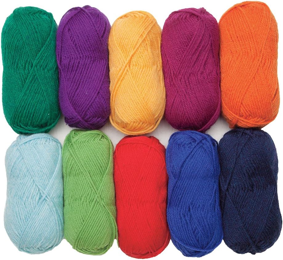 Knit Picks Wool of The Andes Yarn Pack - 10 Skeins for Crafting
