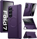 Samsung Galaxy Z Fold 7 Case Magnetic Shockproof Rugged - Dual-Stand