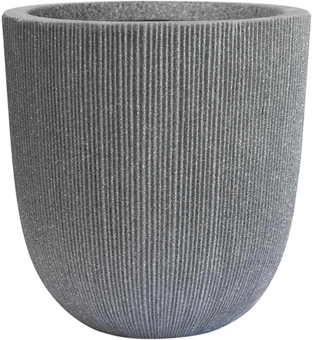 14.8 Tall Round Plastic Planter for Indoor Outdoor Plants