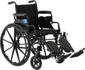Lightweight Wheelchair for Adults 16in x 16in Seat - Foldable Comfort