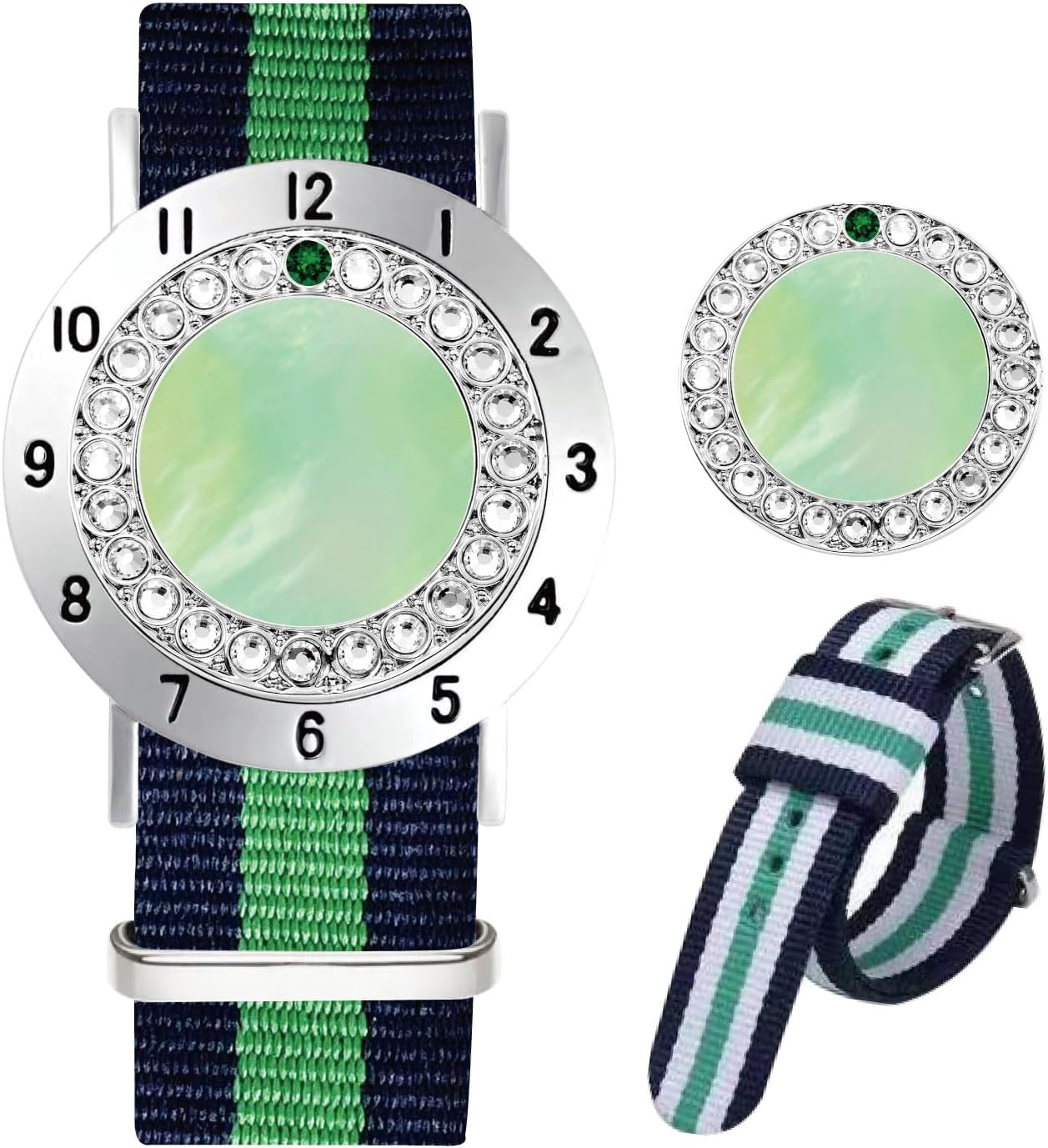Pearl Crystal Ball Marker & Stroke Counter Bracelet for Women - Elegance & Efficiency!