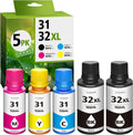 31 32XL Ink Bottle Set for Smart Tank Printers - High Yield Refill