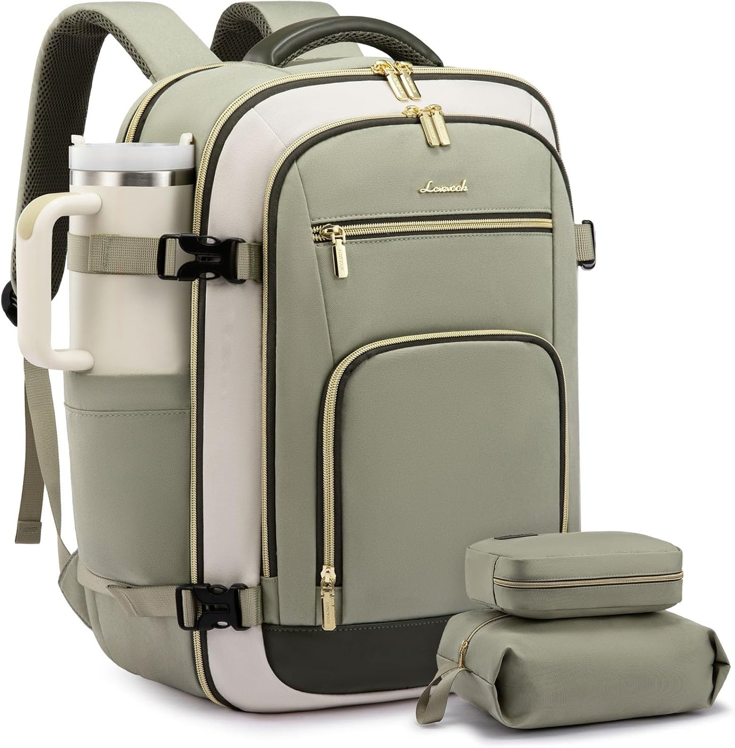 LOVEVOOK Carry On Travel Backpack for Women - 40L Flight Approved