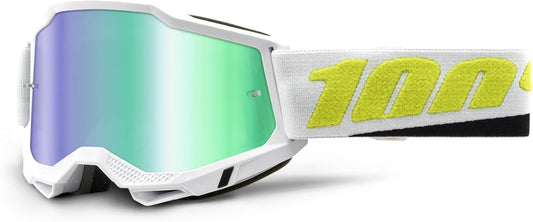 Enhanced Vision: 100% Accuri 2 Goggles (Peyote - Mirror Green Lens)