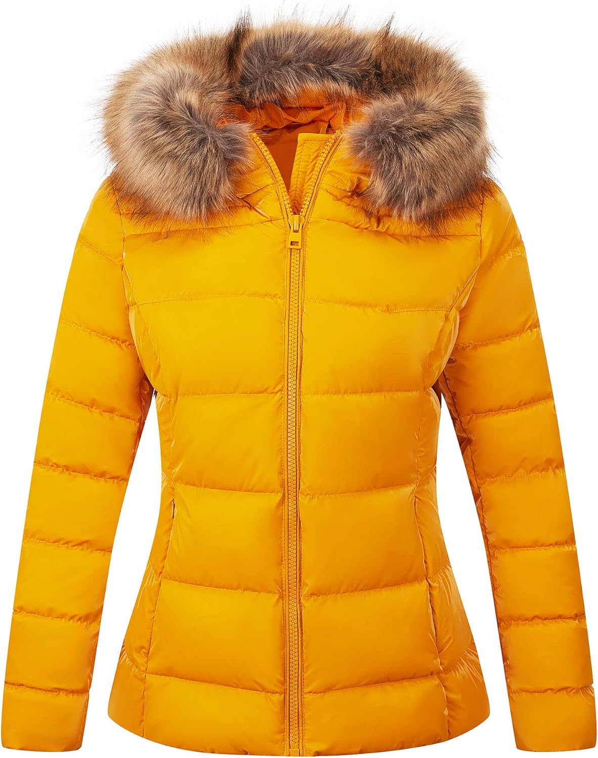 Bellivera Womens Lightweight Puffer Jacket for Winter Warmth