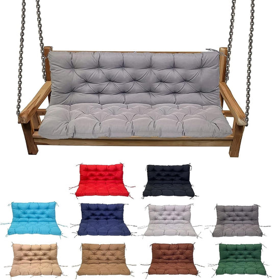 Swing Cushion Replacement for Outdoor Porch Waterproof Comfort