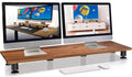 Nordik Large Dual Monitor Riser for 2 - Solid Acacia Desk Stand