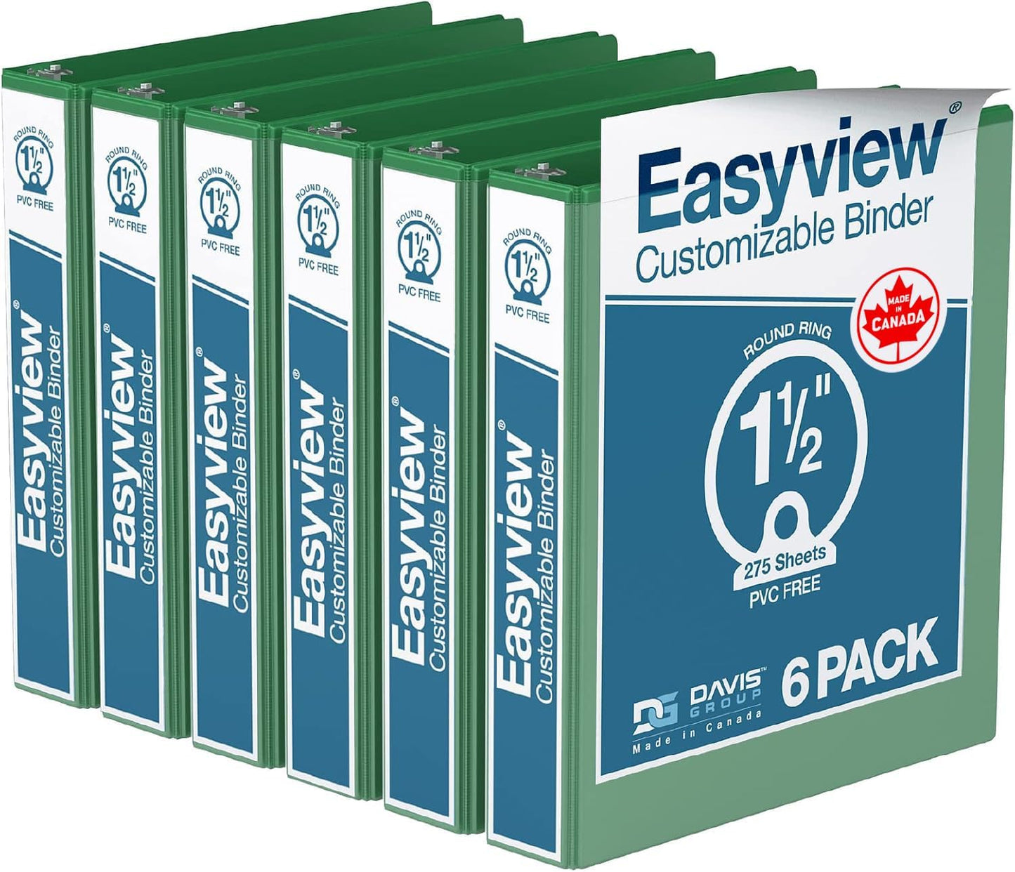 Easyview Premium 3-Ring Binders for School or Office Use