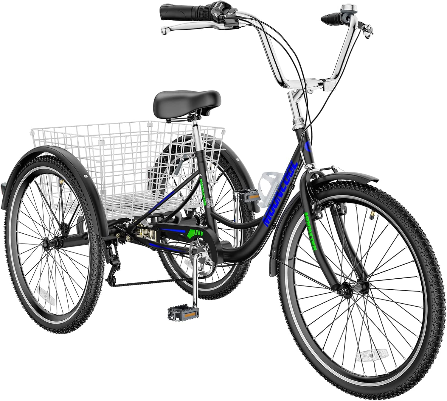 MOONCOOL Adult Tricycles 3 Wheel 7 Speed Trikes for Comfort