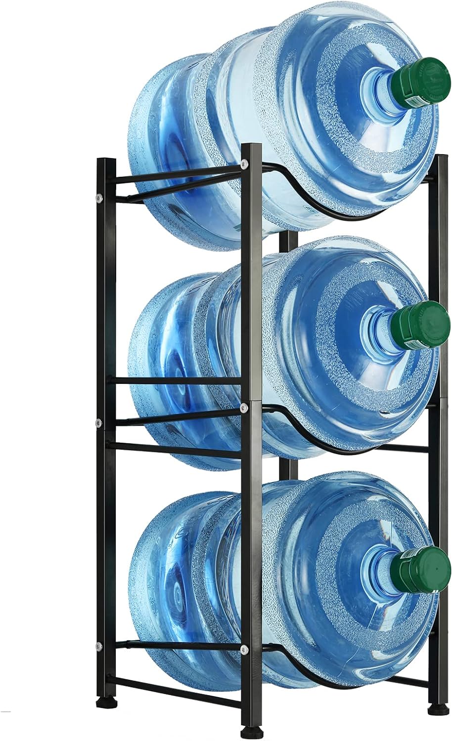 LIANTRAL 5 Gallon Water Bottle Rack - Heavy Duty 3-Tier Stand