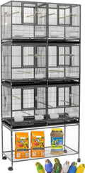 Triple Stack Breeding Stacker Cage Black Vein - Double Rolling