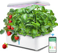 Smart Hydroponic Herb Garden Kit | WiFi Enabled, LED Grow Light, 14 Pods