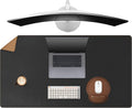 MAIDERN 43.3x19.6 Leather Desk Pad - Reversible Cork & PU Leather Mat