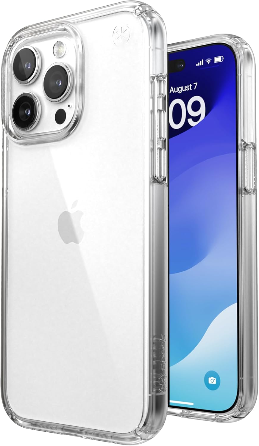 Speck Clear iPhone 15 Pro Max Case with Drop Protection Features