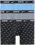 Nike Men's Cotton Stretch Boxer Briefs 3-Pack - Comfort Fit!