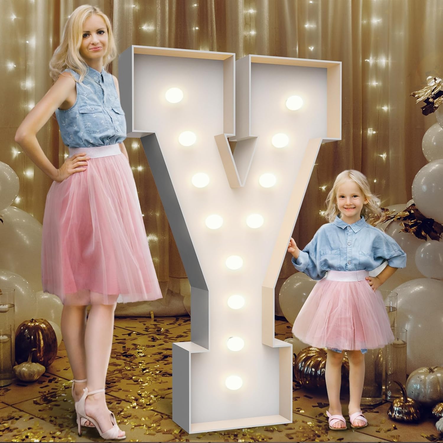 4FT Marquee Light Up Letters for Party Decoration Fun