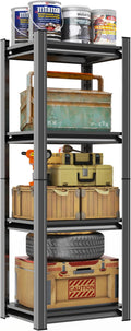 Metal Garage Shelving Unit 4-Tier Heavy Duty Steel Rack - Strong
