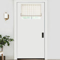 Cordless Bamboo Roller Shades 26in x 20in - No Tools, No Drill