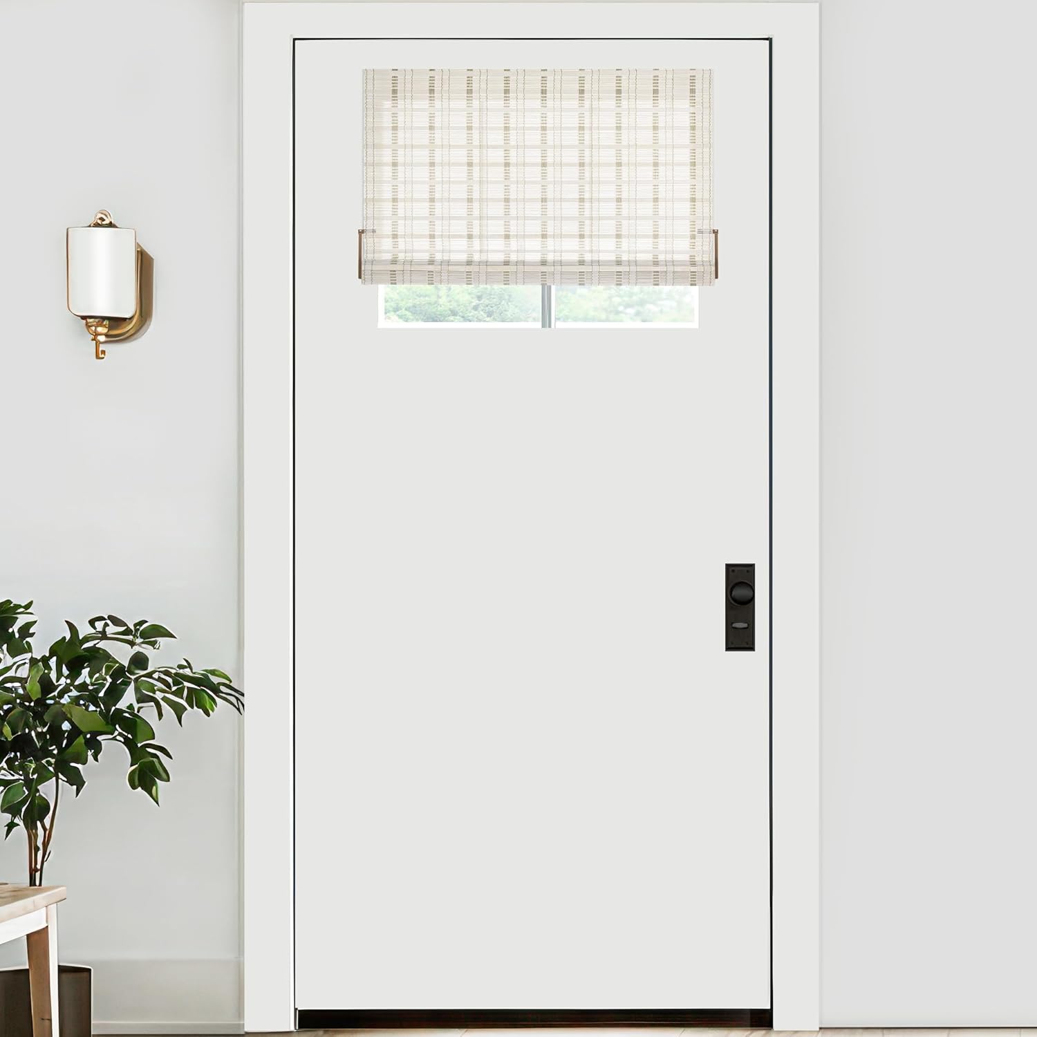 Bamboo Roller Shades by LazBlinds - No Tools, Cordless Design