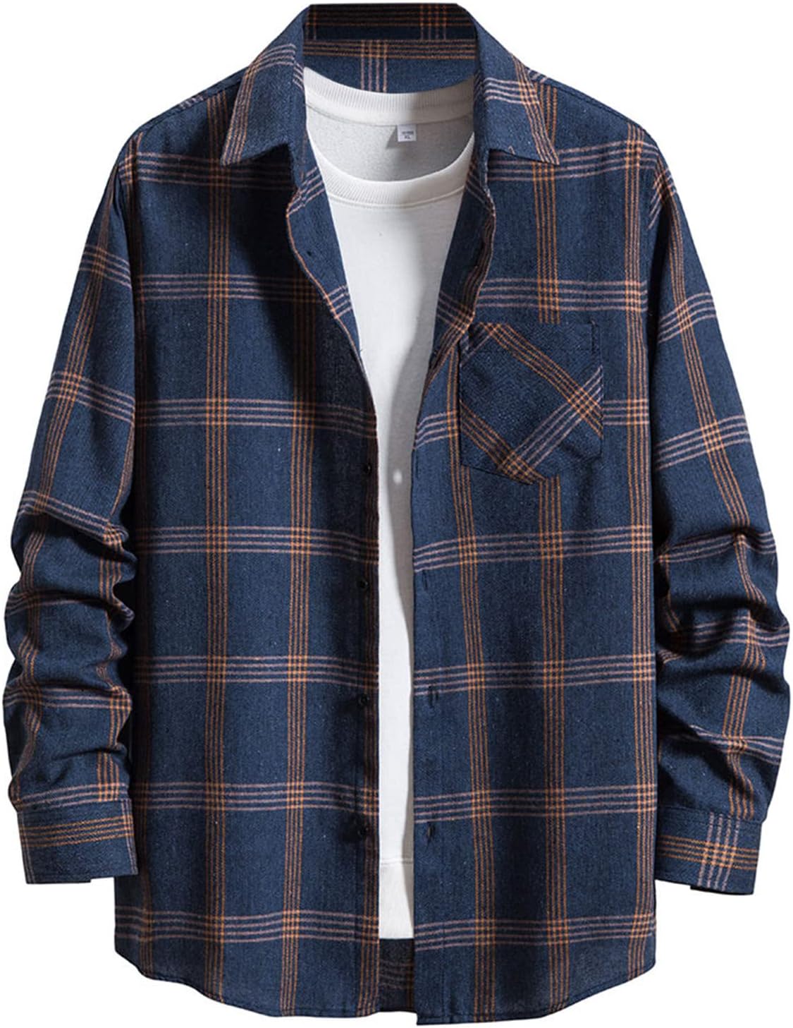 Men's Cozy Plaid Hooded Flannel - Stay Warm in Style!