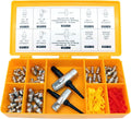 LockNLube Complete Grease Fitting Replacement Kit - Full SAE & Metric