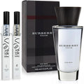Men Cologne Set Bundle with Burberry Touch 100 ml - Travel Sampler