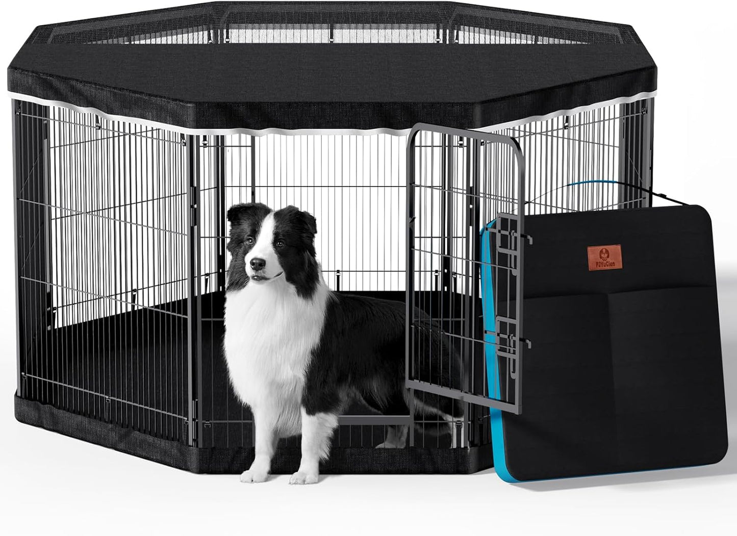 Durable 38in Dog Playpen with Storage Bag for Camping Use