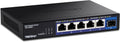 2.5G Unmanaged 6-Port Switch with 10G SFP+ - Quiet, Wall-Mountable