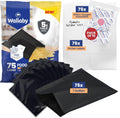 Wallaby 75 Count 1-Gallon Mylar Bags with 400cc Oxygen Absorbers