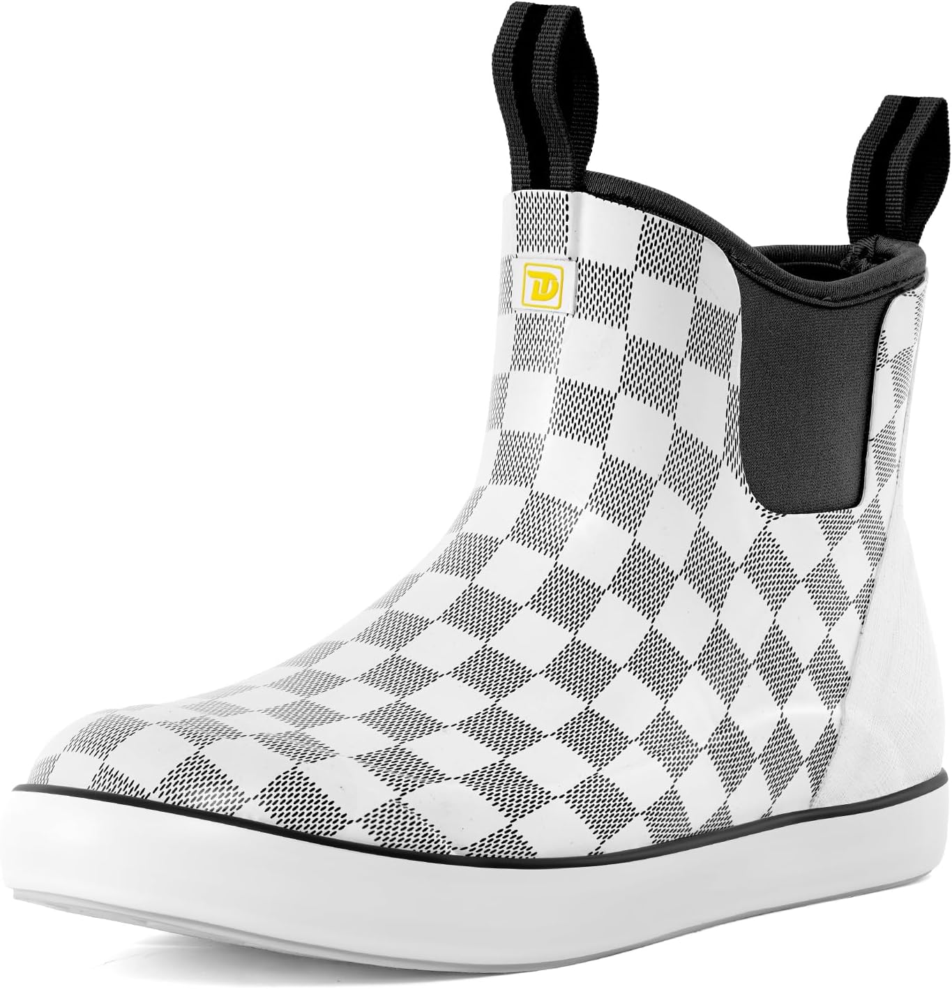 Trudave Deck Boots for Men - Waterproof Insulated Rain Boots