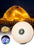 32.8ft Rechargeable RGB Tent Lamp - 8 Modes IPX4 Outdoor Fairy Lights
