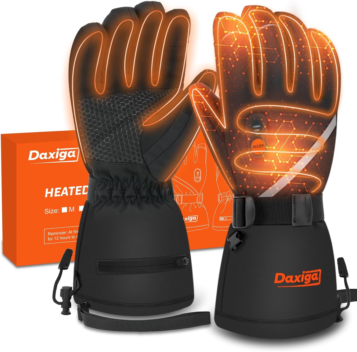 5000mAh Heated Gloves - Stay Warm & Connected!
