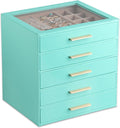 Frebeauty 5-Layer Clear Jewelry Box Organizer for Women