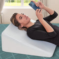 Bed Wedge Pillow 10 in Wedge Pillow For Sleeping - Cooling Memory Gel