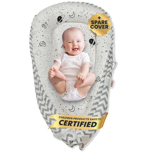 CPC Certified Infant Lounger: Cozy & Portable Pluffz