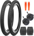 WEEROCK 20 x 2.125 Bike Tires 2 Pack - Durable Replacement Tyres