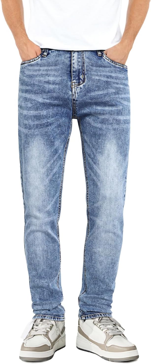 Heyfanee Mens Slim Fit Jeans for a Confident Fashion Statement