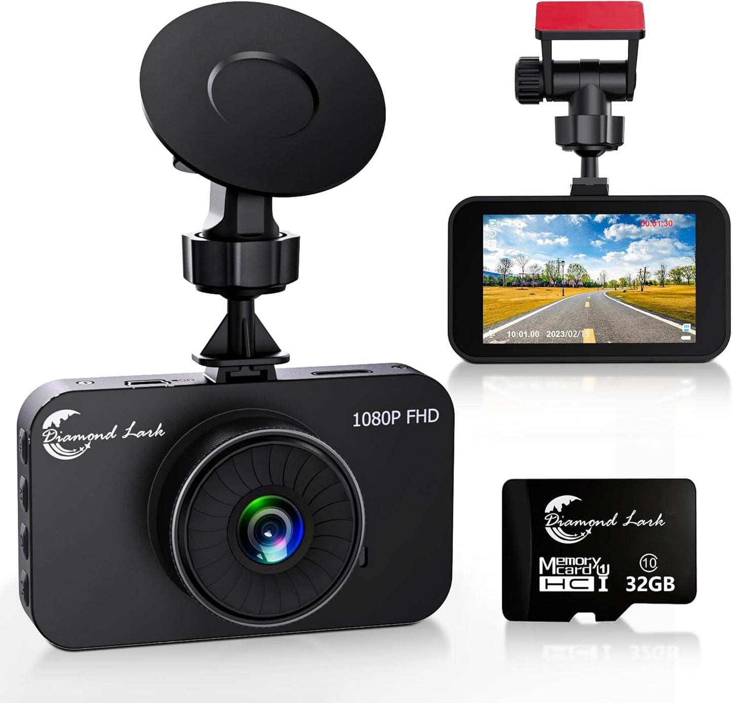 Crystal Clear Drive: Diamond Lark Dash Cam