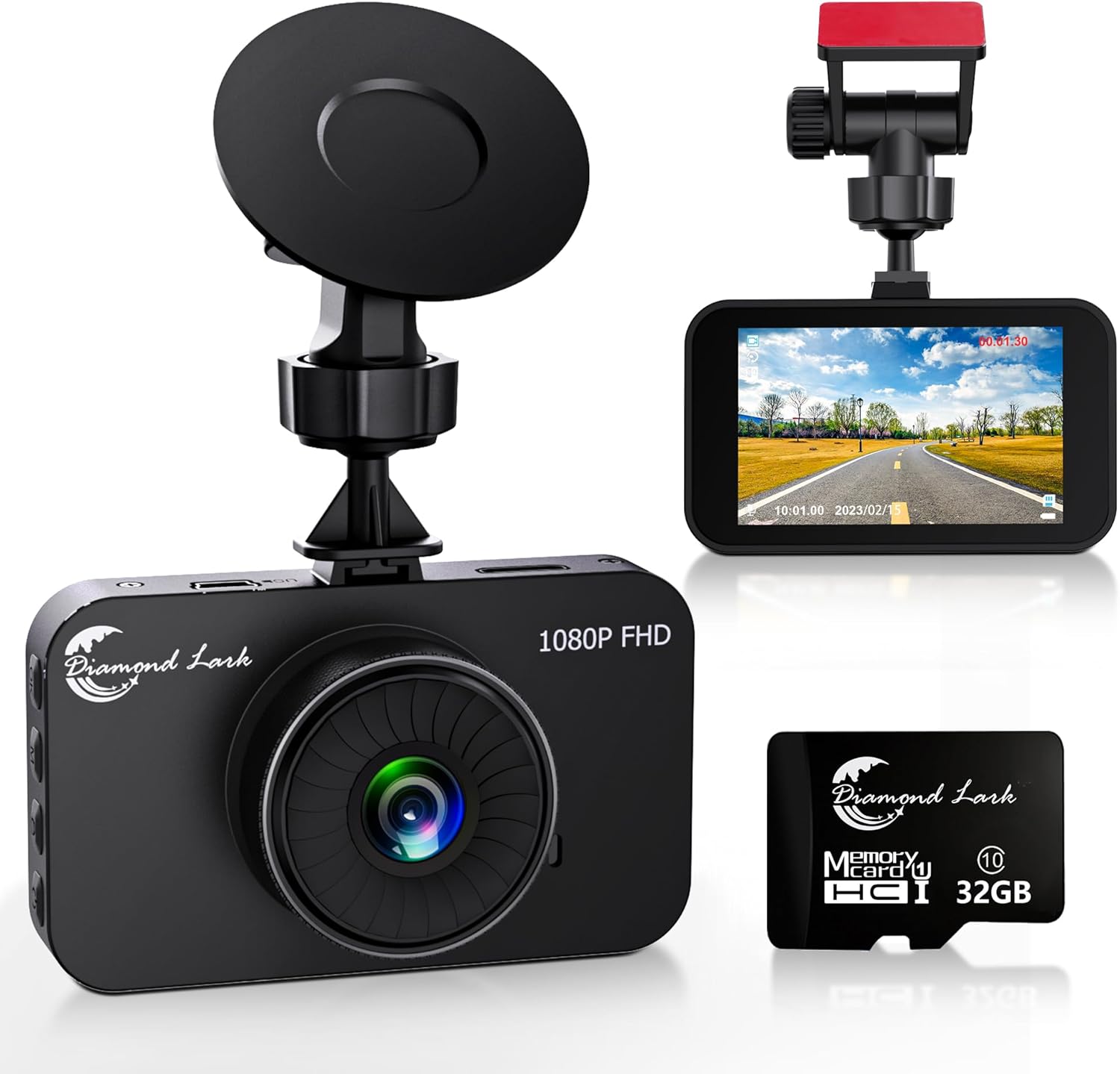 Crystal Clear Drive: Diamond Lark Dash Cam