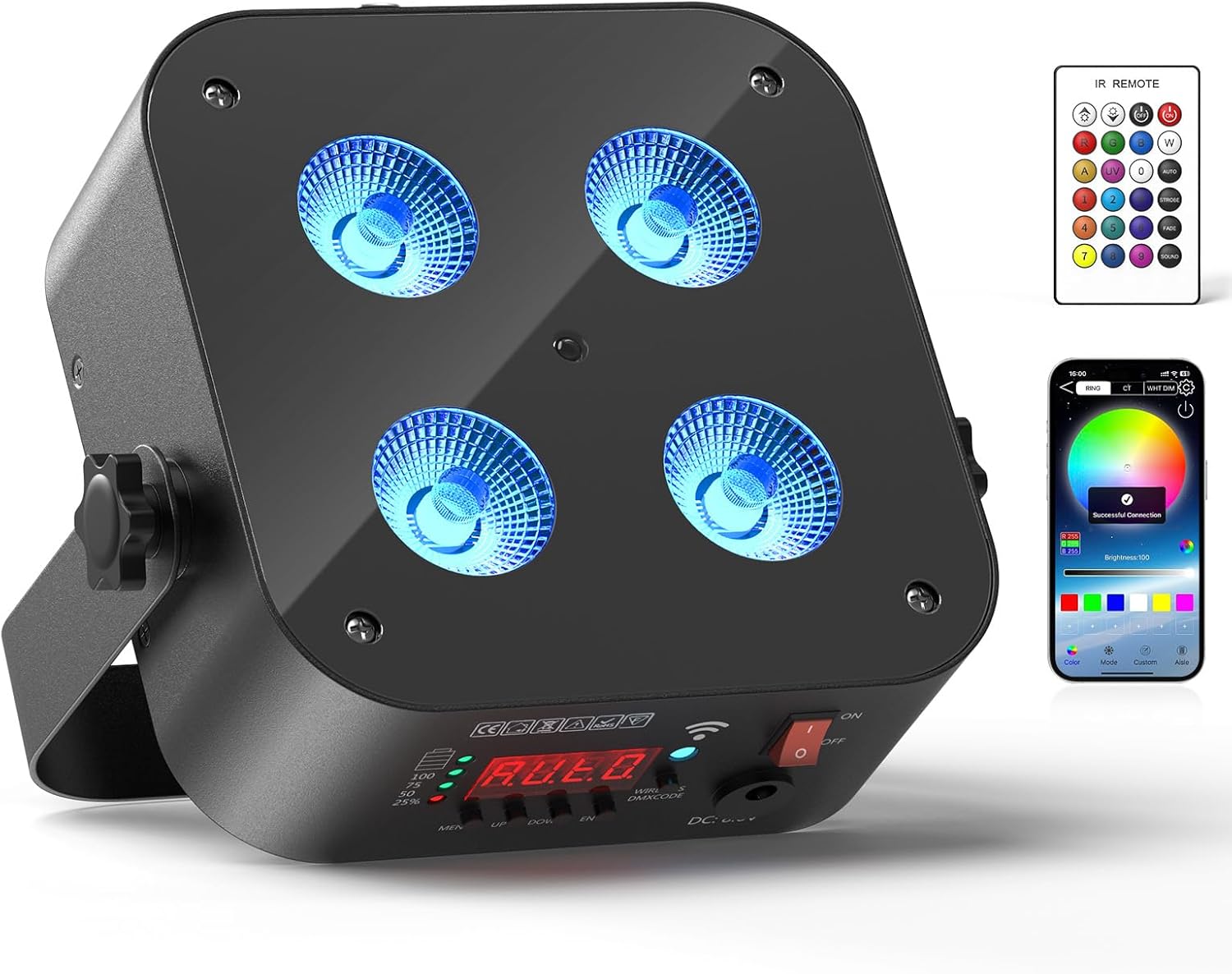 Mini Rechargeable Par Lights for Stunning Uplighting Effects