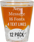2oz Personalized Shot Glasses Bulk Pack - Custom Engraved Gifts