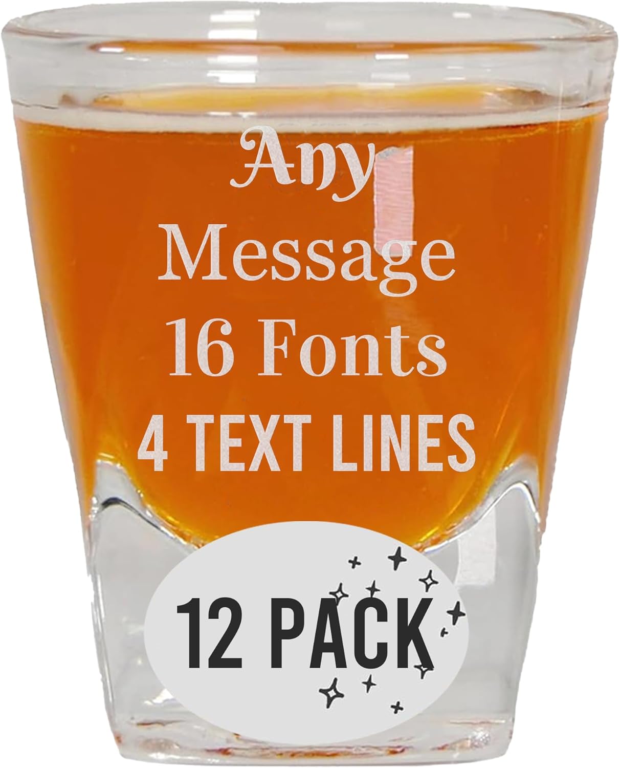 Personalized Shot Glass Bulk Pack for Special Occasions and Gifts
