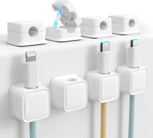 Smofish Magnetic Cable Clips - Organize with Ease!
