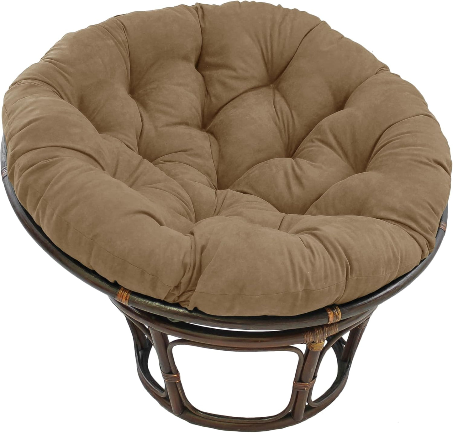 Blazing Needles Microsuede Papasan Cushion for Ultimate Comfort
