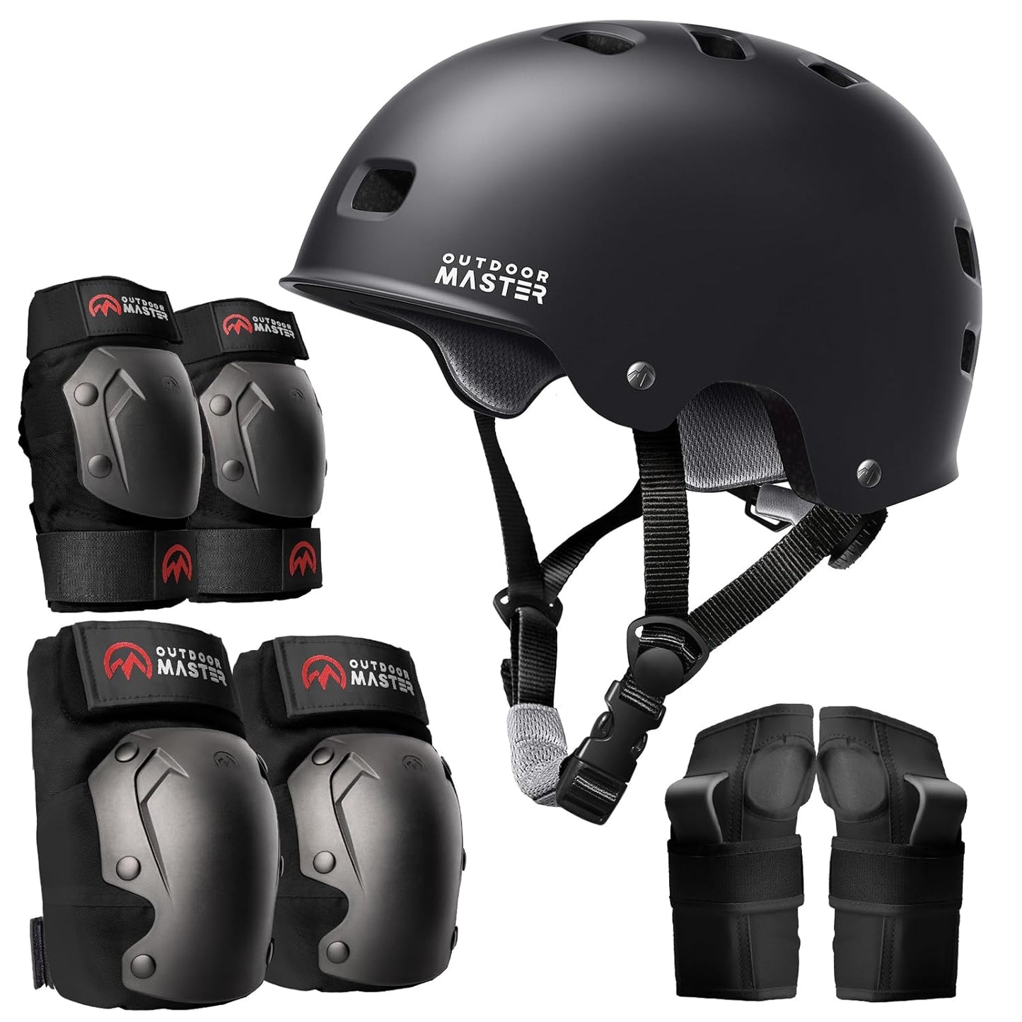 OutdoorMaster Skate Protective Gear Set for Safety and Comfort