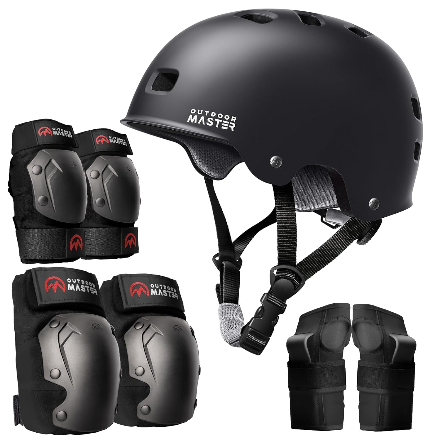 OutdoorMaster Skate Protective Gear Set for Safety and Comfort