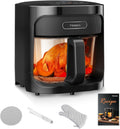Vexon 4.5L Glass Air Fryer: Clear Viewing Window, Easy-Clean Basket, Multiple Modes!