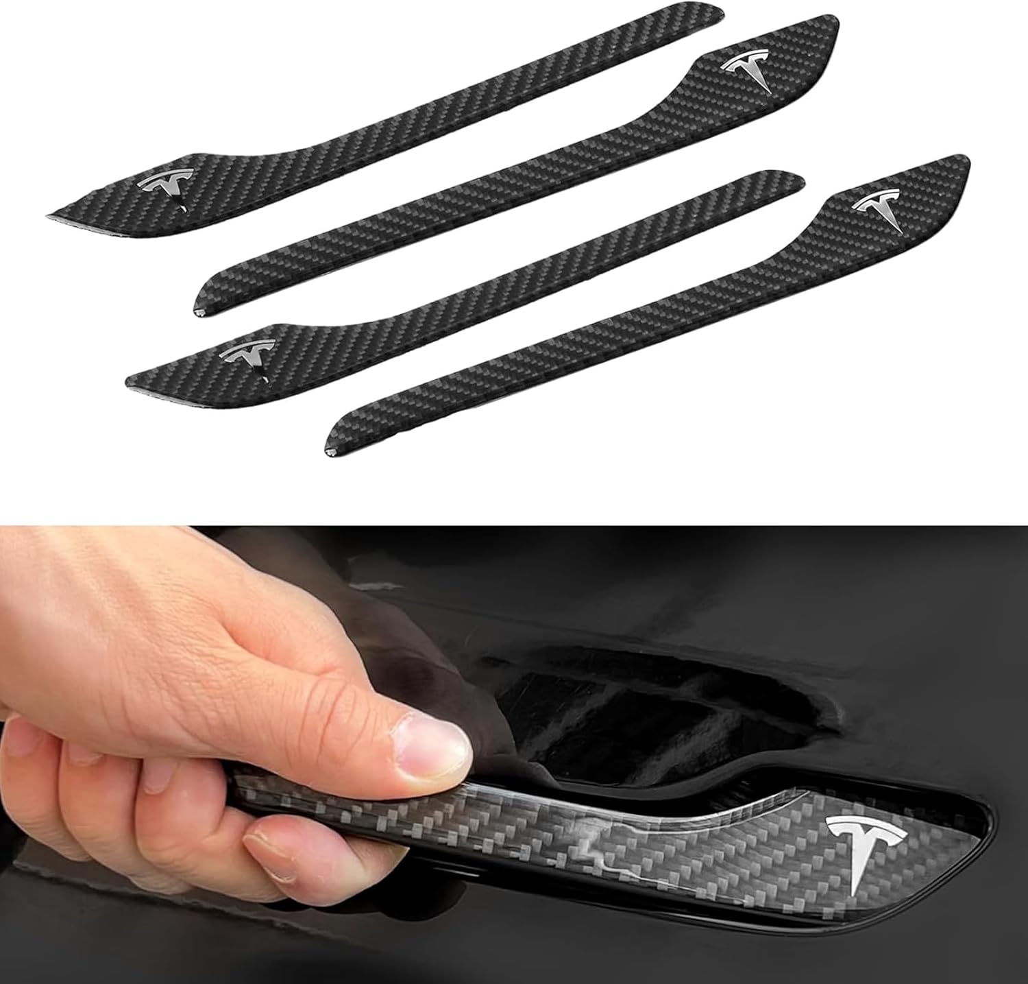 4PCS Door Handle Cover for Tesla Model 3 and Model Y 2019-2026